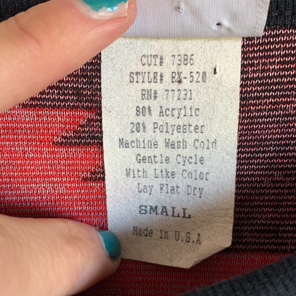 Vintage David Wayne Aztec Southwestern Cardigan long sleeve button native - Picture 3 of 7